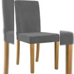 CLP Esszimmerstuhl Ina Cord grau/antik-hell