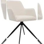 CLP Esszimmerstuhl Olema Teddystoff Stoff HBT: 82x56x58 cm creme