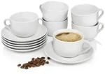 S&auml;nger Kaffeetassen Set Port mit Untertassen 12 teilig