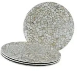 CreaTable Stone Collection Siena Pizzateller 4-tlg Steinzeug