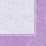 Papstar 160 Servietten `ROYAL Collection` 1/4-Falz 40 cm x 40 cm flieder `Linum`