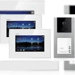 Balter Home Video T&uuml;rsprechanlage f&uuml;r 2 Familienhaus, Aufputz, 2 Monitore,...