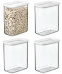 Mepal MODULA Vorratsdose 1500 ml 4er Set wei&szlig;