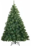 vidaXL K&uuml;nstlicher klappbarer Weihnachtsbaum Gr&uuml;n 180 cm PVC, Stahl