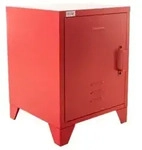 Aktenschrank Industrieschrank B&uuml;roschrank Metallschrank MINSKOW Spind rot Jet-Line