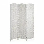 Relaxdays Paravent Raumteiler, HxB: 170 x 120 cm, faltbarer Raumtrenner, 3-teiliger