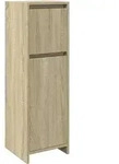 vidaXL Badezimmerschrank Sonoma-Eiche 30x30x95 cm Holzwerkstoff