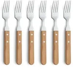 Amefa PIZZA Steakgabel Set, Edelstahl 18/0, 6-teilig
