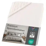 NYVI Spannbettlaken DreamScience Premium - Komfort Spannbetttuch, 190g/m2,