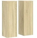 vidaXL Pflanzenst&auml;nder 2 Stk. Sonoma-Eiche 25x25x80 cm Holzwerkstoff