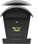 TRIZERATOP Briefkasten 380x320x105mm graphit