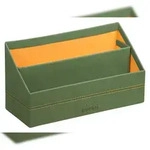 Rhodiarama Briefst&auml;nder aus Kunstleder, 25x10x14 cm - Salbeigr&uuml;n 194608C