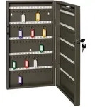 ALCO Schl&uuml;sselschrank Stahlblech 270x50x390mm f&uuml;r 68 Schl&uuml;ssel anthrazit