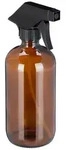 Relaxdays Spr&uuml;hflasche Glas, 2x 500 ml, Set, nachf&uuml;llbar, Nebel & Strahl,