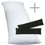 EXKLUSIV HEIMTEXTIL 1 x F&uuml;llkissen 40x80 cm + Jersey Kissenbezug 2er Set 40 x...