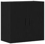 vidaXL Wandschrank Schwarz Eichen-Optik 60 x 31 x 60 cm Holzwerkstoff