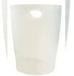 Exacompta 45357D 8x Forever PP, Papierkorb ECOBIN - Frostwei&szlig;