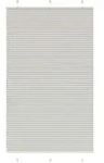 vidaXL Plissee Hellgrau 120x200 cm Stoffbreite 119,4 cm Polyester
