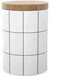 Intirilife Vorratsdose aus Keramik in Gr&ouml;&szlig;e M mit Deckel - 10 x 13.5 cm - 700 ml -
