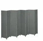 Relaxdays Paravent, 8-teilig, Raumtrenner faltbar, HxB 170x320 cm, Sichtschutz innen,