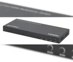 Manhattan 208406, HDMI, Micro USB Type-B, Metall, Schwarz, 1920 x 1080 (HD 1080),