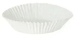 Papstar 8.000 Backf&ouml;rmchen rund &Oslash; 6,5 cm &middot; 2 cm weiss