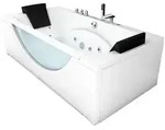 AcquaVapore Whirlpool Pool Badewanne Eckwanne Wanne W81-TH-A-SC 90x180cm mit