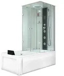 AcquaVapore Whirlpool Wanne Duschtempel Dusche Duschkabine K05-L01-WP 180x90 cm...