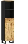 vidaXL Badschrank 38x33x160 cm Massivholz Mango