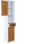 Mendler Hochschrank HWC-A85, Badschrank Badregal Bambus, MVG-zertifiziert...