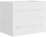 vidaXL Waschbeckenunterschrank Wei&szlig; 60x38,5x48 cm Holzwerkstoff