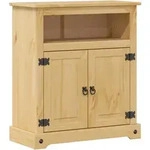 vidaXL Badschrank Corona 70x33x80 cm Massivholz Kiefer