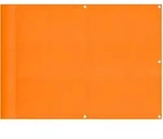 vidaXL Balkon-Sichtschutz Orange 75x800 cm 100 % Polyester-Oxford