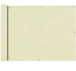 vidaXL Balkonsichtschutz Oxfordgewebe 90x600 cm Creme