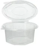 Starpak 50 Verpackungsbecher mit Klappdeckeln, PP 8-eckig 500 ml 5,6 cm x 11 cm...