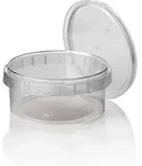 Starpak 50 Feinkostbecher, PP 300 ml &Oslash; 11,8 cm &middot; 5,1 cm transparent mit