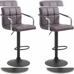 CLP 2er Set Barhocker Lucy V2 braun/schwarz