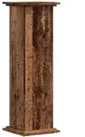 vidaXL Pflanzenst&auml;nder Altholz-Optik 33x33x100 cm Holzwerkstoff