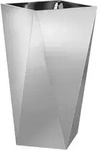 vidaXL Pflanzk&uuml;bel Silber 40 x 40 x 75 cm Verzinkter Stahl