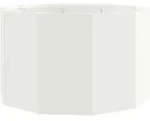 vidaXL Pflanzk&uuml;bel Wei&szlig; 60 x 60 x 35 cm Stahl