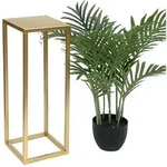 DanDiBo Blumenhocker Metall Gold Eckig 50 cm Blumenst&auml;nder Beistelltisch 96506...