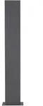 ML-Design Briefkastenst&auml;nder Edelstahl Anthrazit 170 cm &ndash; Pulverbeschichtet,