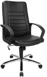 Drehstuhl Premium Point 100 mit Armlehnen, Kunstleder schwarz
