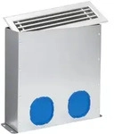 Kermi x-well Boden-Luftauslass mit Metallgitter, f. Luftkanal 75/92 - Y2202000005K -