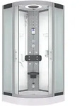 AcquaVapore Dampfdusche Duschkabine Sauna Dusche D58-00M2-EC 80x80 cm mit 2K Scheiben