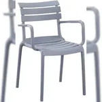 CLP Gartenstuhl Joliya Kunststoff HBT: 82x57x57 cm grau