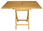 Lex Premium Teak Klapptisch rechteckig Gartentisch Gartenm&ouml;bel Teaktisch 70 x...