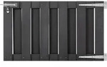 vidaXL Gartentor WPC 100 x 60 cm Grau