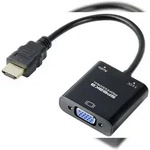 SpeaKa Professional SP-10352148 HDMI / VGA Adapter [1x HDMI&reg; - 1x VGA] Schwarz 0.15
