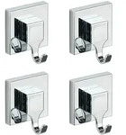WENKO Vacuum-Loc&reg; Haken-Set eckig, 2 x 2 St&uuml;ck